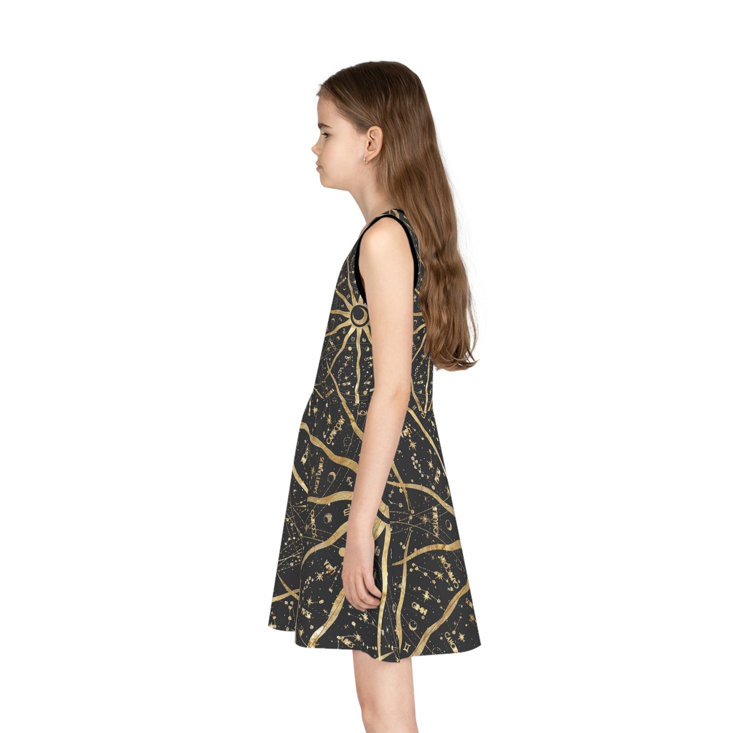 Ancient Sun Girl's Sleeveless Sundress - FLAKOUT