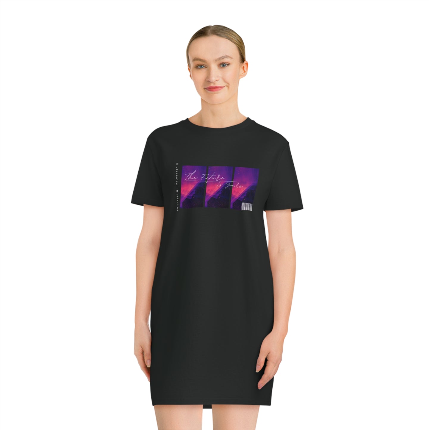 Women's T-shirt Dress The Future Is Yours - FLAKOUT