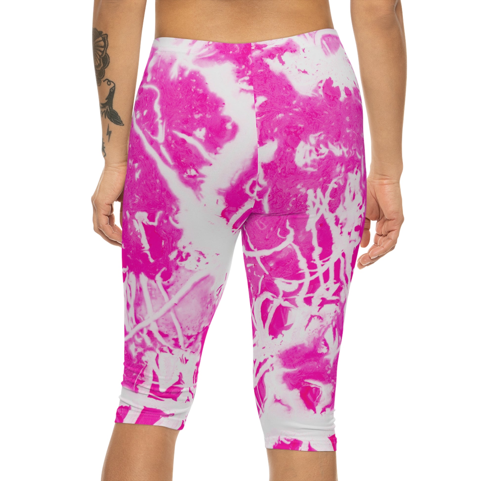 Velvet Aura Women’s Capri Leggings - FLAKOUT