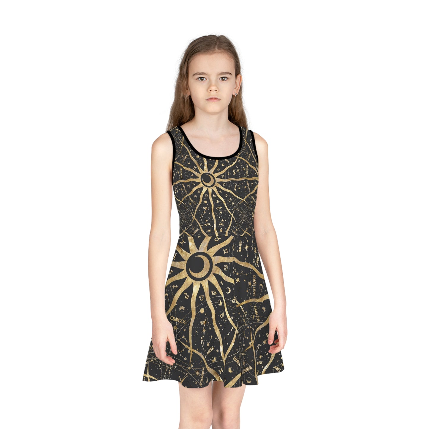 Ancient Sun Girl's Sleeveless Sundress - FLAKOUT