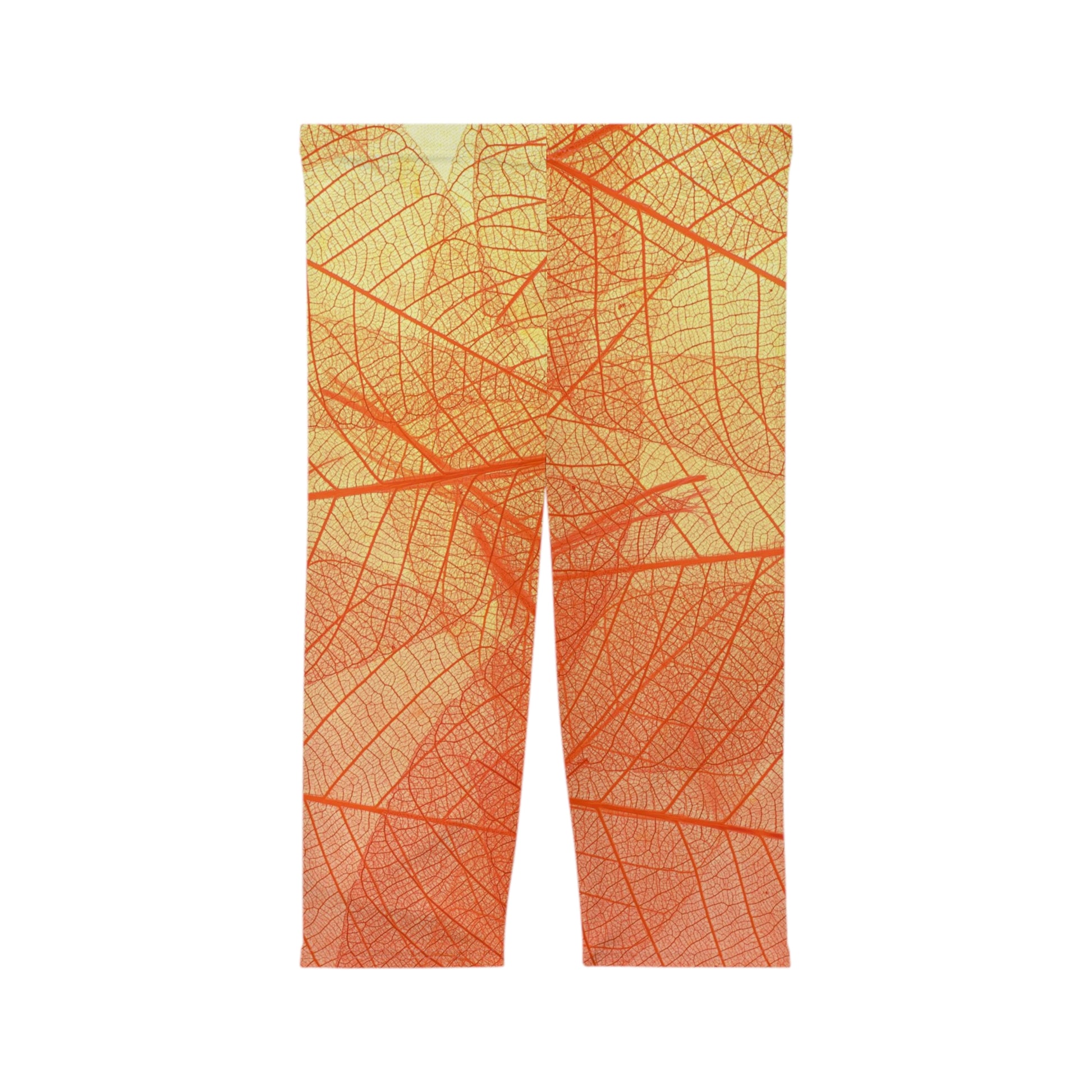 Vermilion Wisps Women’s Capri Leggings - FLAKOUT