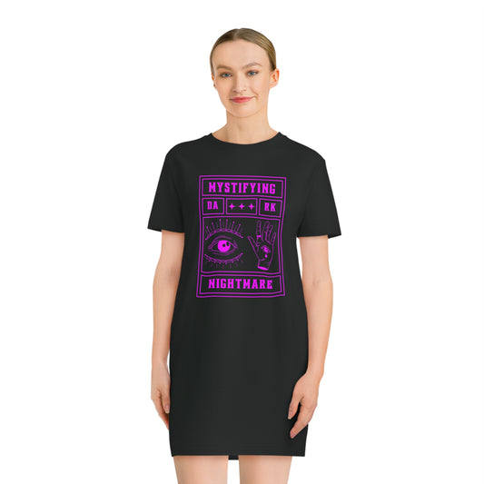 Mystifying Nightmare Shadowy Enigma Women's T-shirt Dress