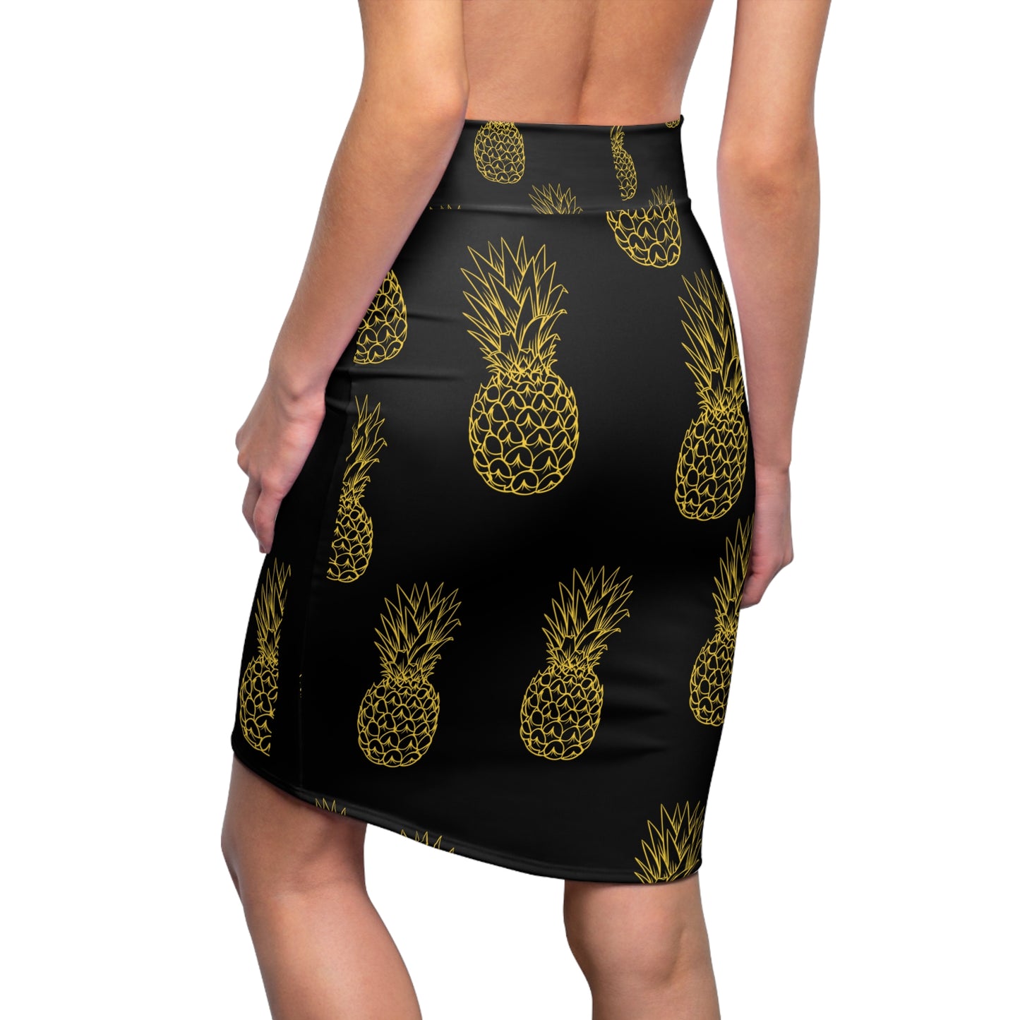 Pineapple Bliss Women's Pencil Skirt