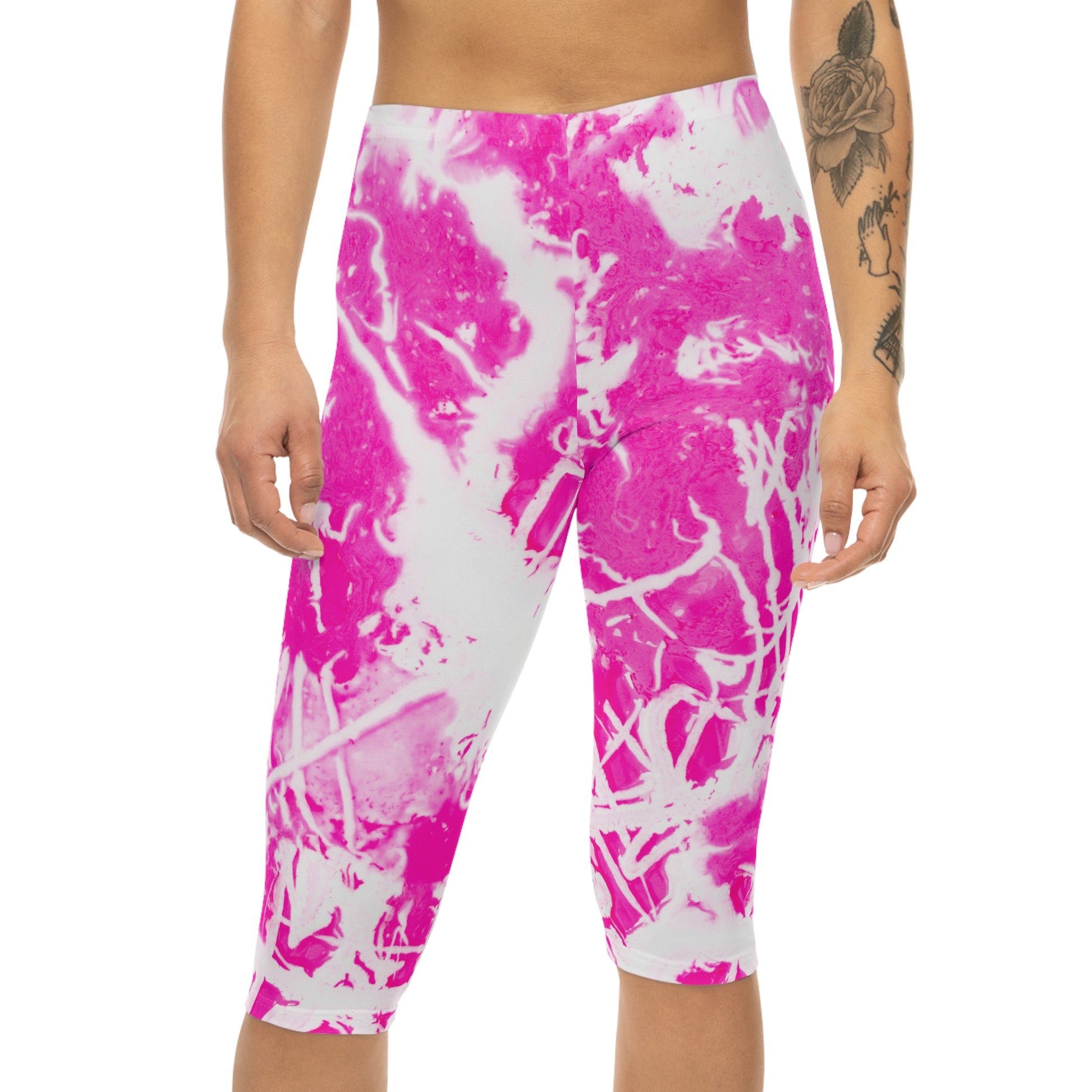 Velvet Aura Women’s Capri Leggings - FLAKOUT