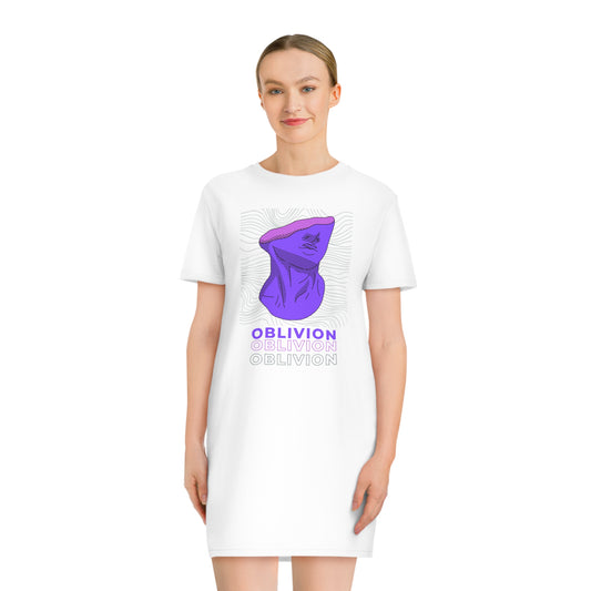 Violet Veil Of Oblivion Women's T-shirt Dress - FLAKOUT