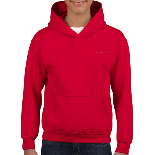 Classic Kid's Pullover Hoodie Embroidered Logo