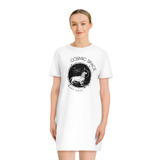 Women's T-shirt Dress Cosmic Space - FLAKOUT