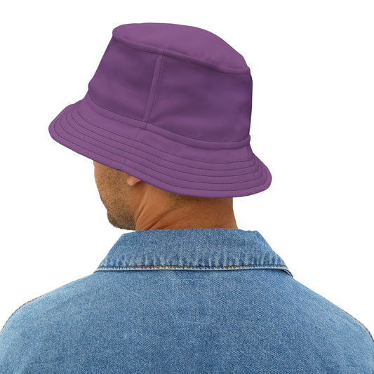 Grape Shadow Plain Bucket Hat