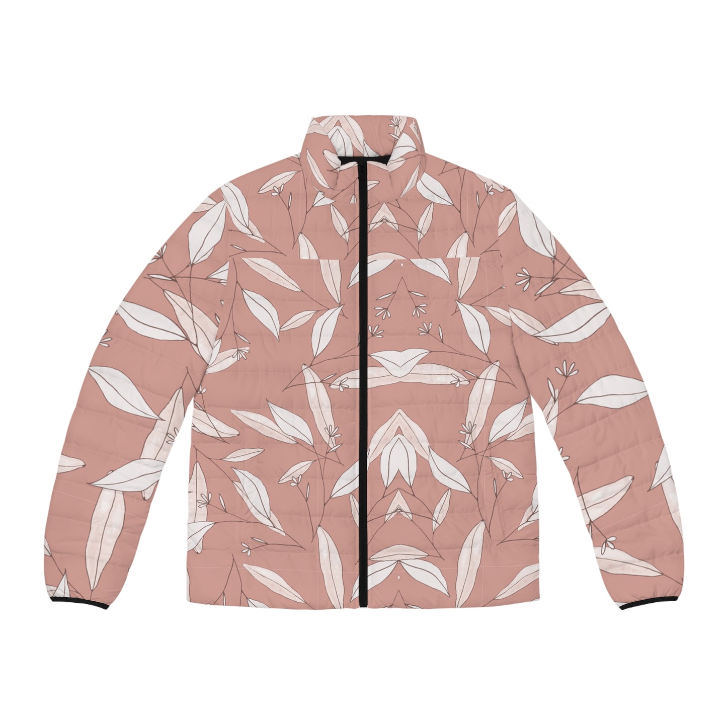 Feathered Finesse Puffer Jacket