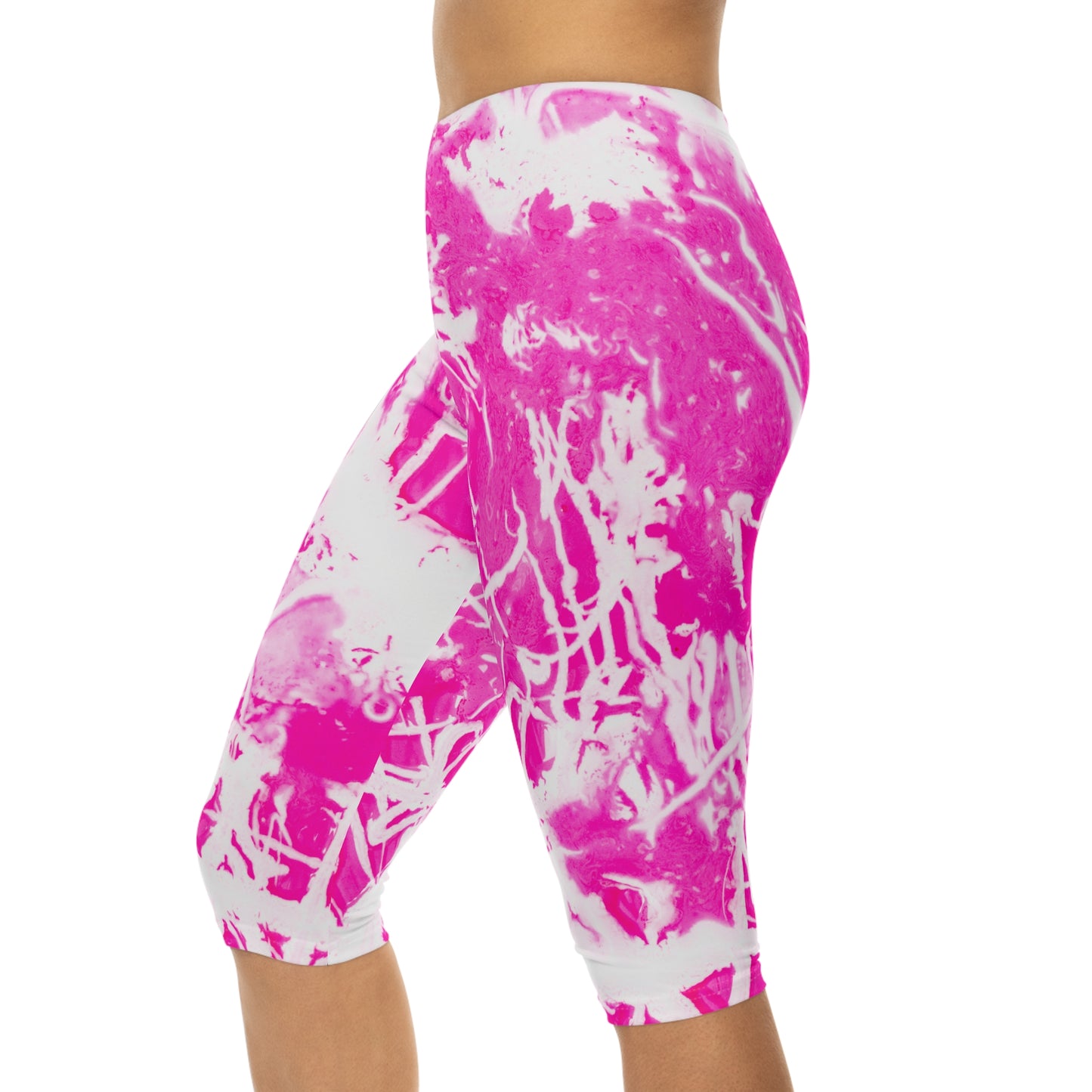 Velvet Aura Women’s Capri Leggings - FLAKOUT