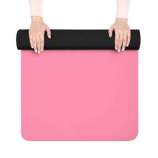 Rose Quartz Rubber Yoga Mat