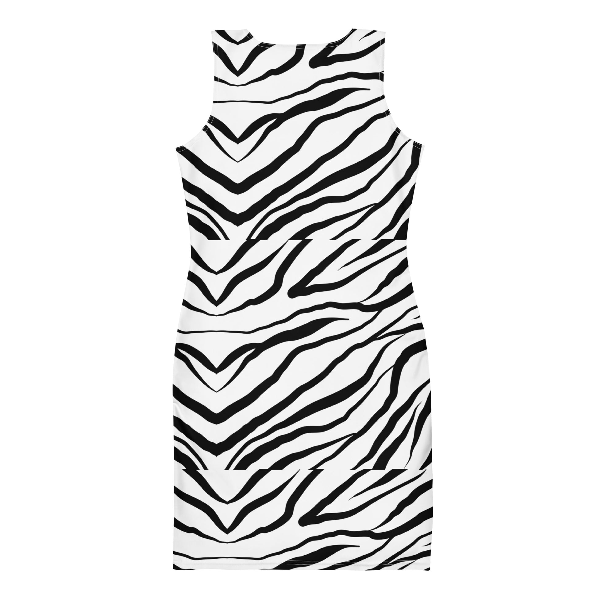 Striped Zebra Vibrance Women's Dress - FLAKOUT