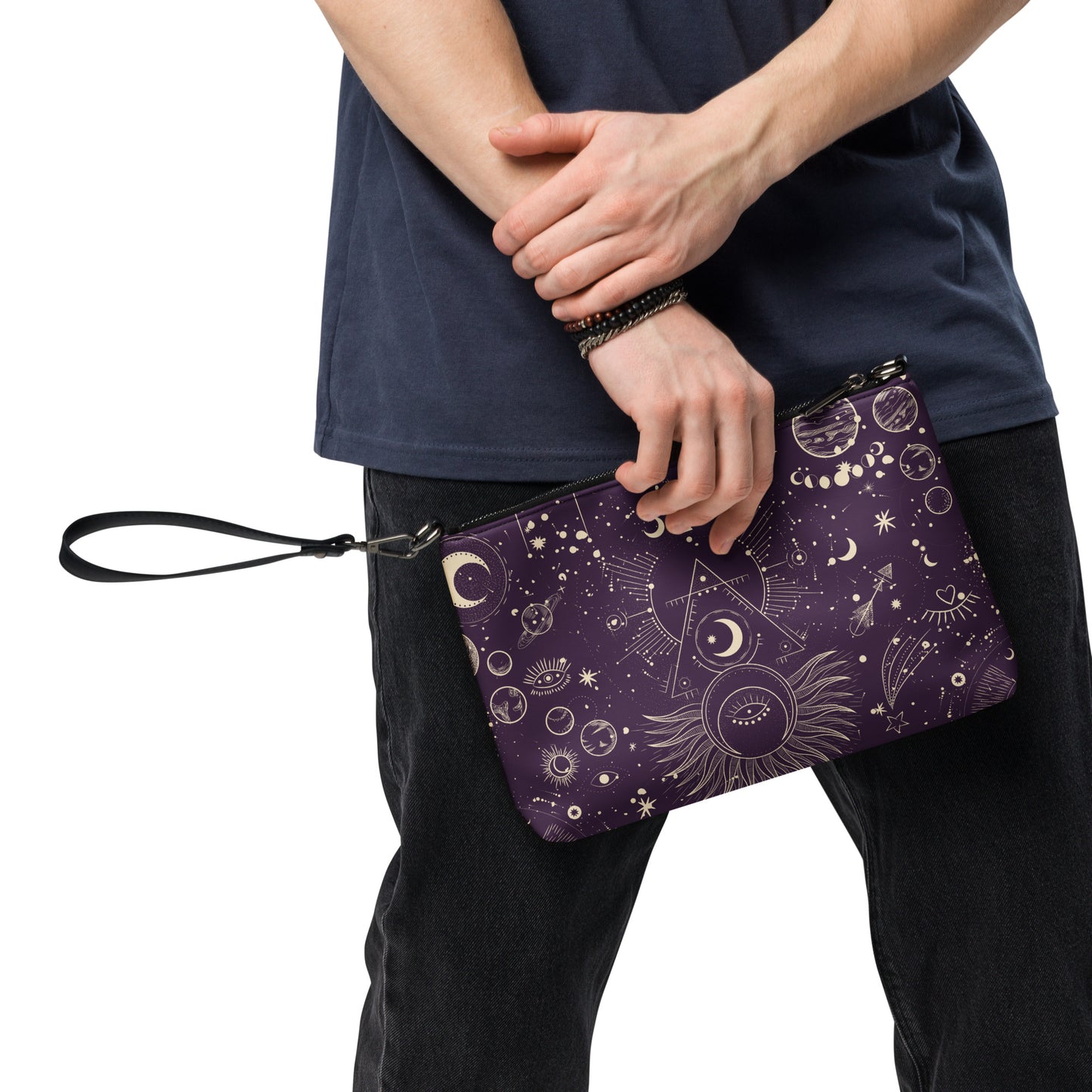 Cosmic Constellations Leather Crossbody Bag - FLAKOUT