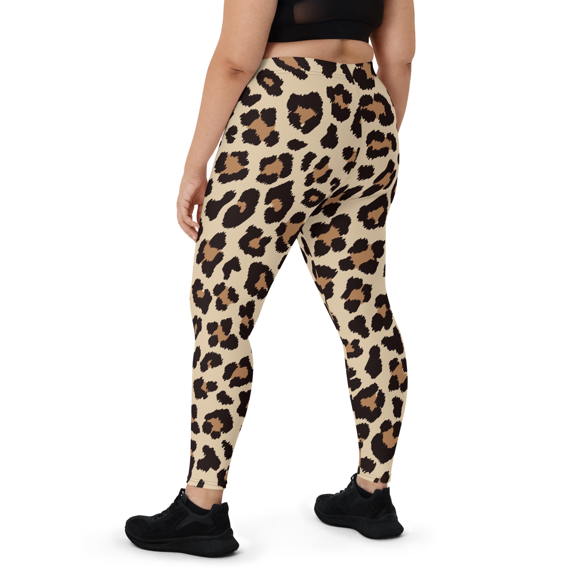 Leopar Chic Feline Women's Leggings - FLAKOUT