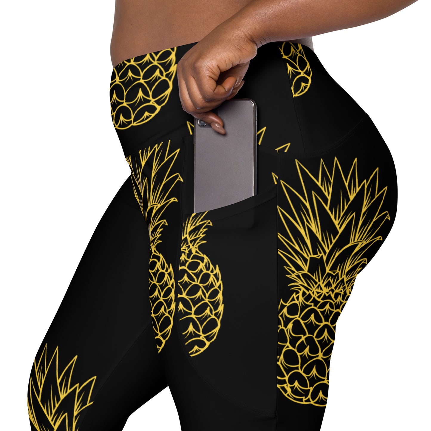 Pineapple Bliss Women's Leggings With Pockets