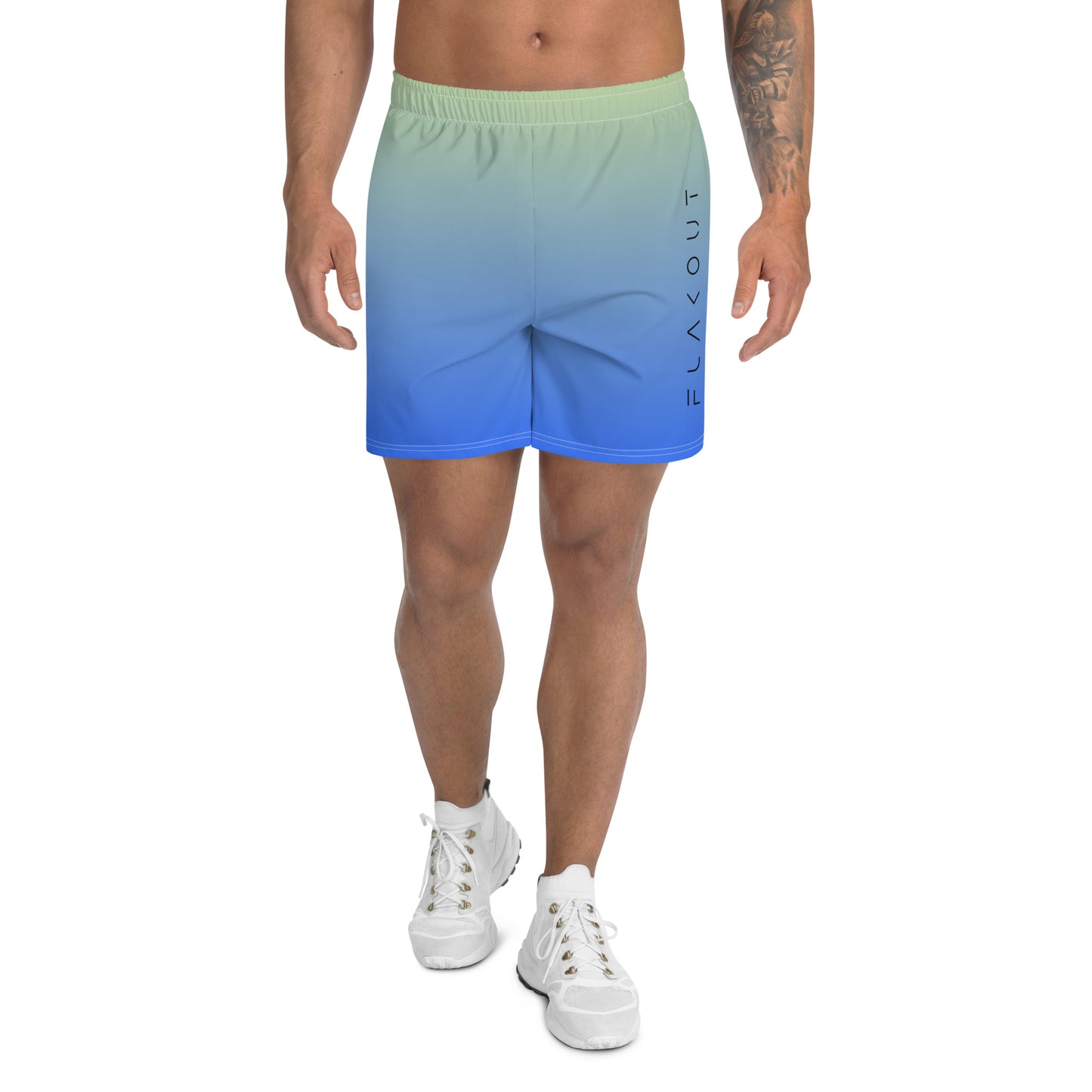 Cerulean Skyline Men's Recycled Shorts - FLAKOUT