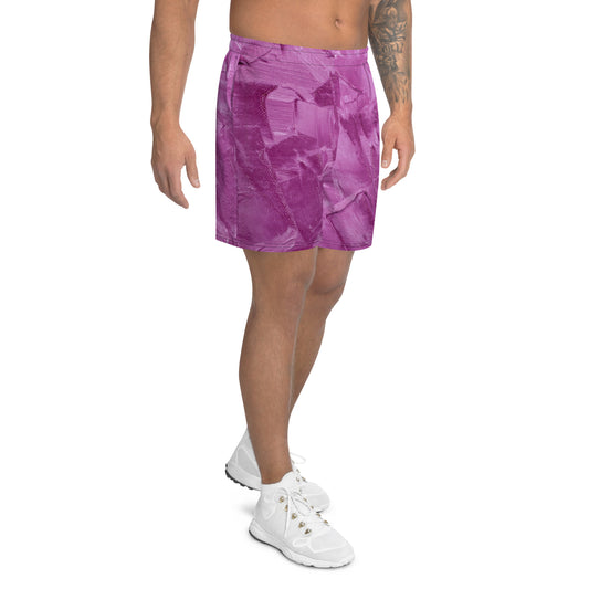 Ebonized Mulberry Men's Swim - Athletic Shorts