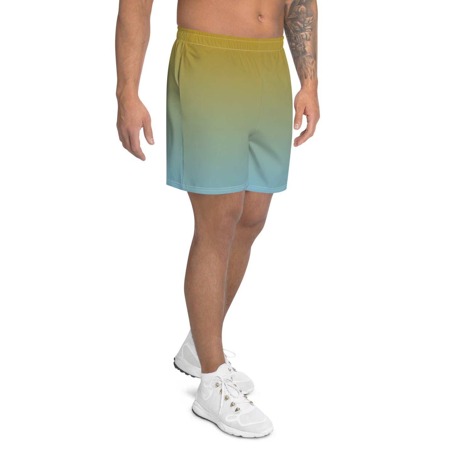 Golden Azure Men's Recycled Shorts - FLAKOUT