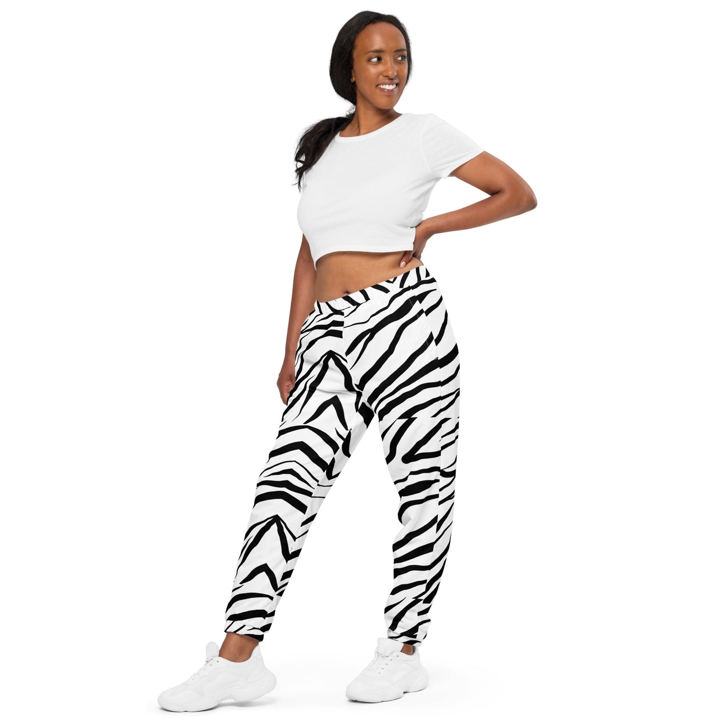 Striped Zebra Vibrance Track Pants