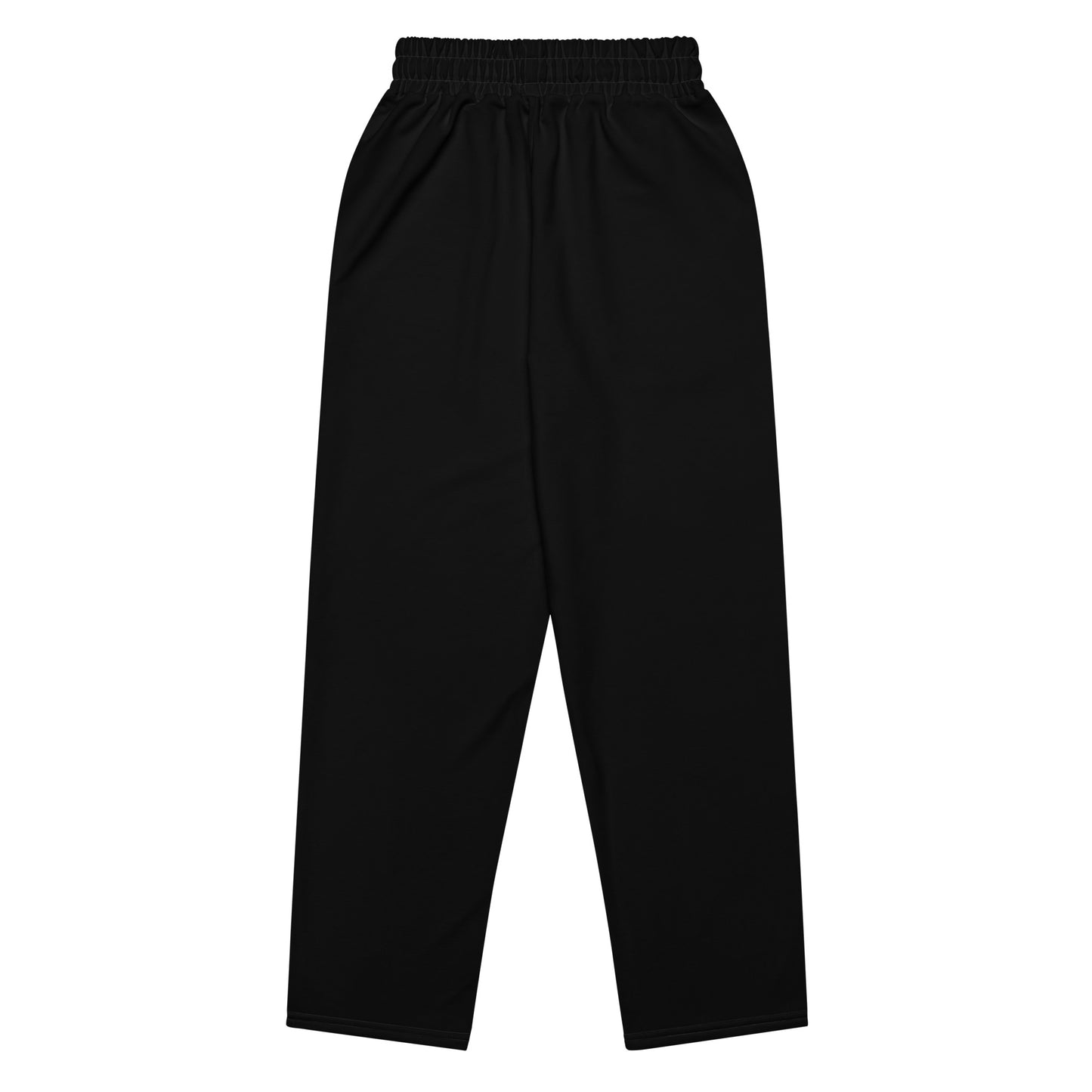 Unisex Wide-leg Recycled Joggers - Black - FLAKOUT