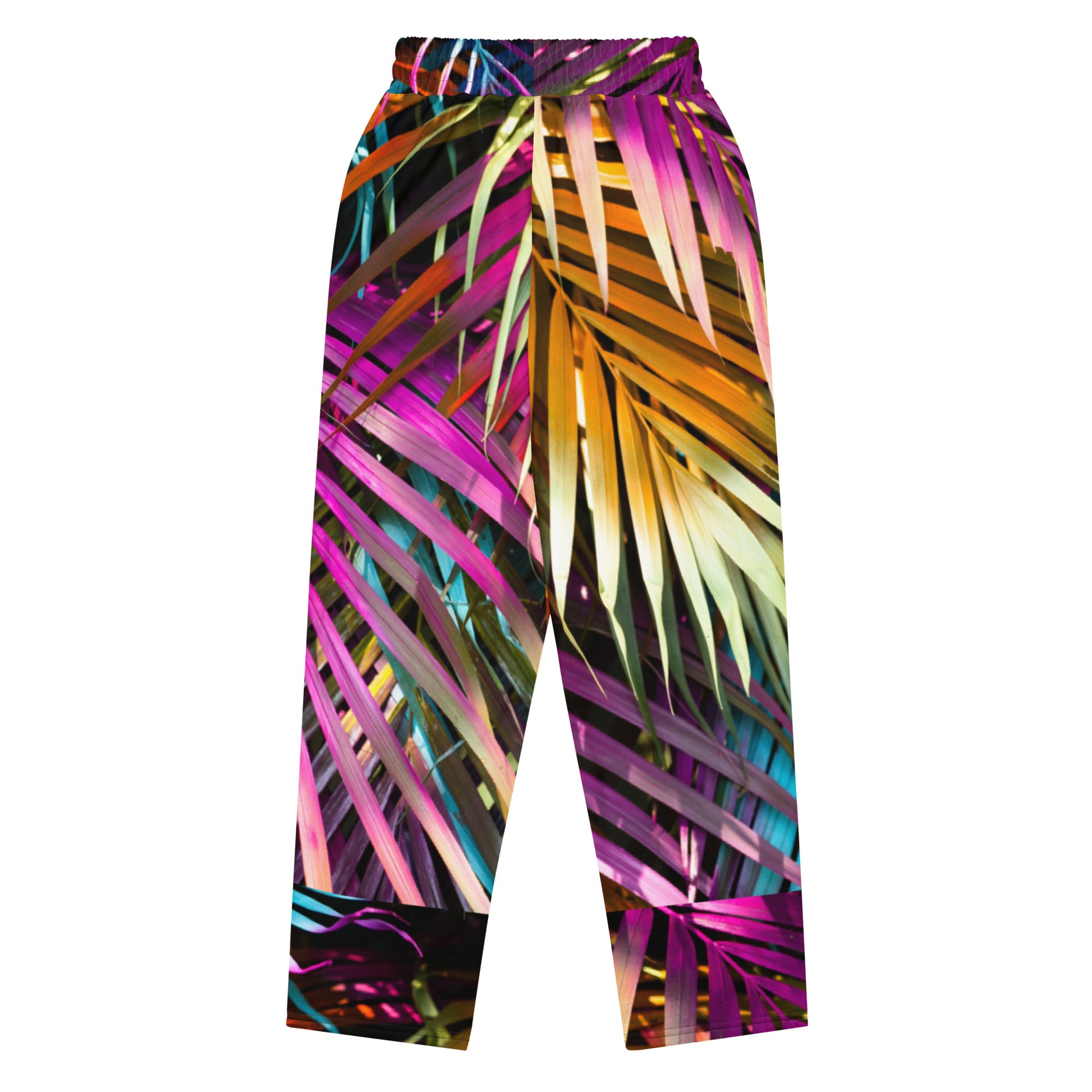 Vibrant Panorama Women's Wide-leg Recycled Joggers - FLAKOUT