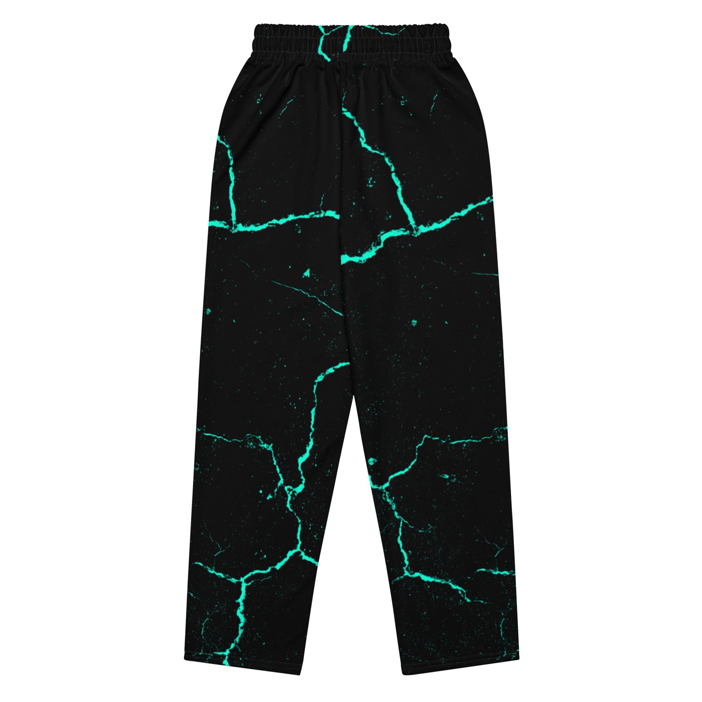 Galactic Glow Unisex Wide-leg Recycled Joggers - FLAKOUT