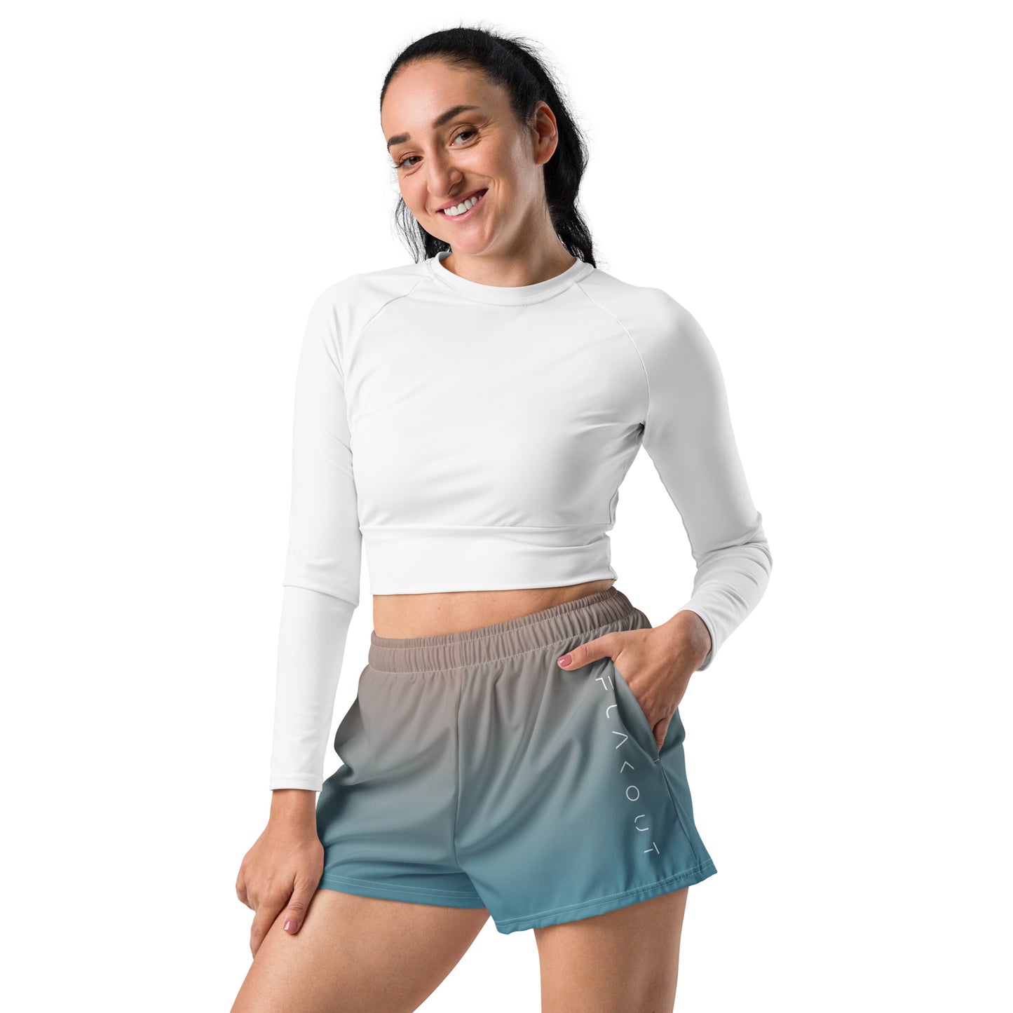 Sapphire Sunset Women’s Recycled Shorts - FLAKOUT