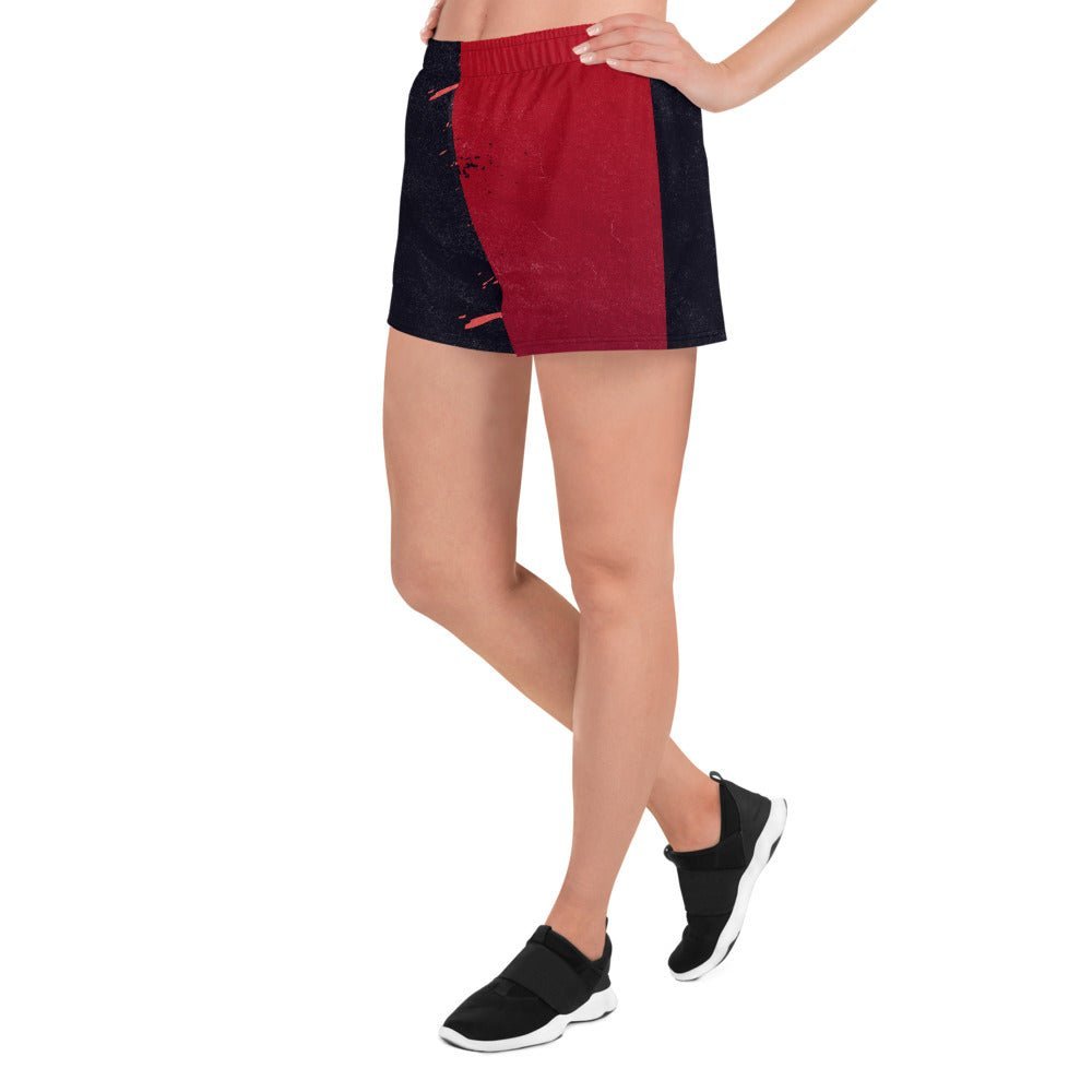 Athletic Shorts Red Black Crush - FLAKOUT