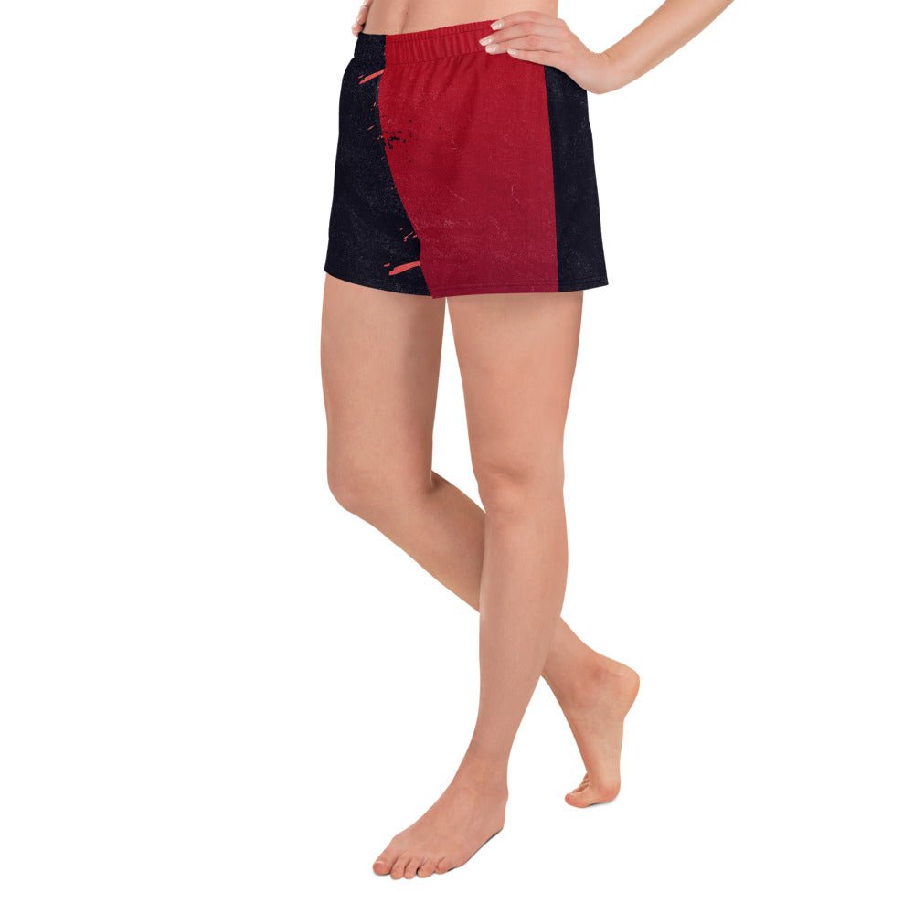 Athletic Shorts Red Black Crush - FLAKOUT