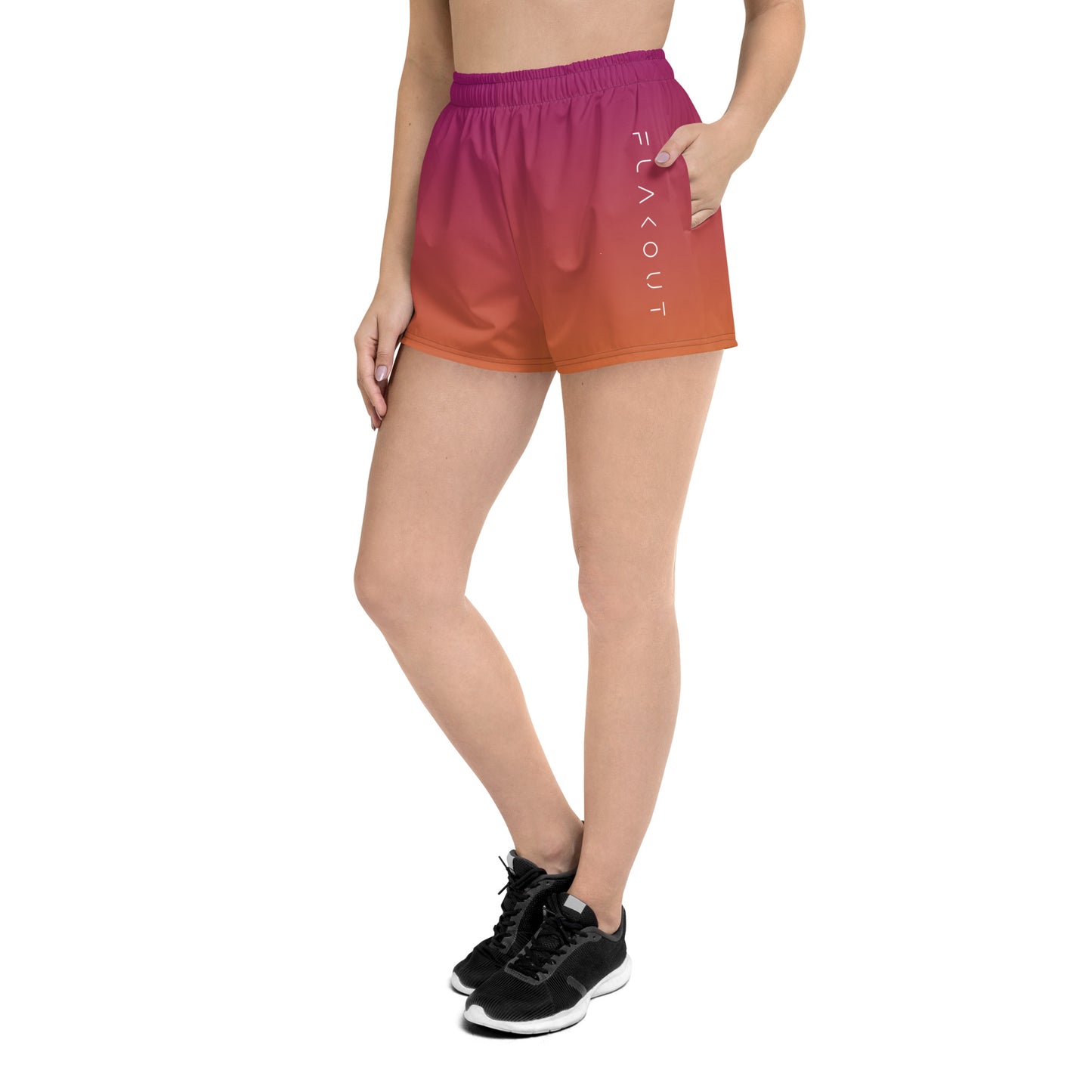 Sunset Blaze Women’s Recycled Shorts - FLAKOUT