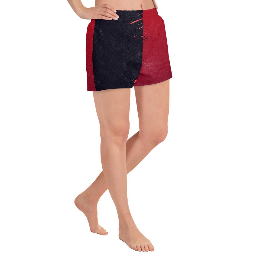 Athletic Shorts Red Black Crush - FLAKOUT