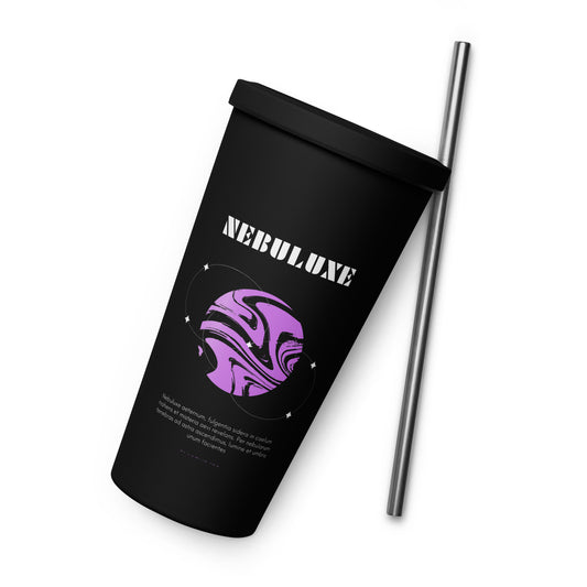 Nebuluxe Brilliance Insulated Tumbler With A Straw