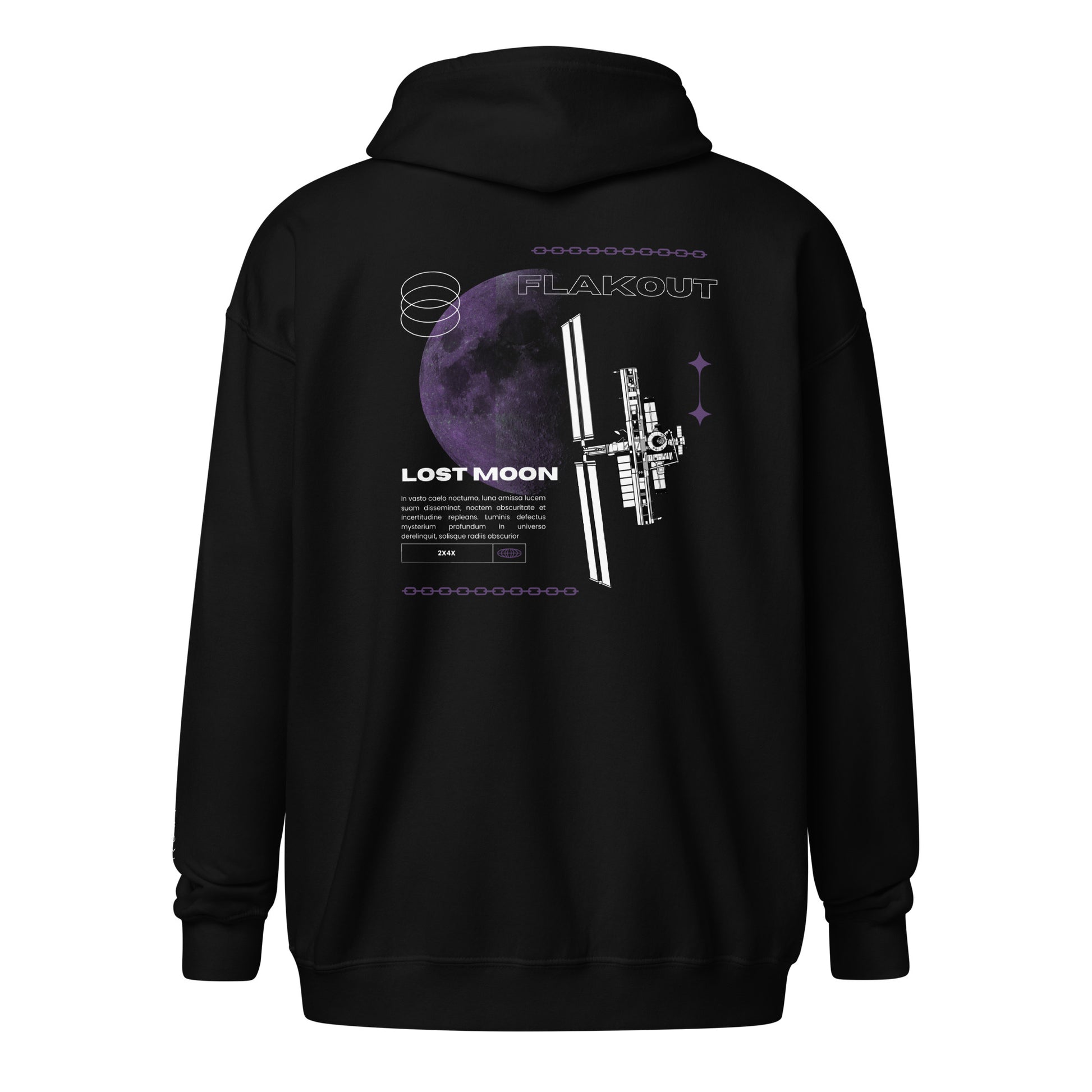 Lost Moon Unisex Zip Hoodie - FLAKOUT