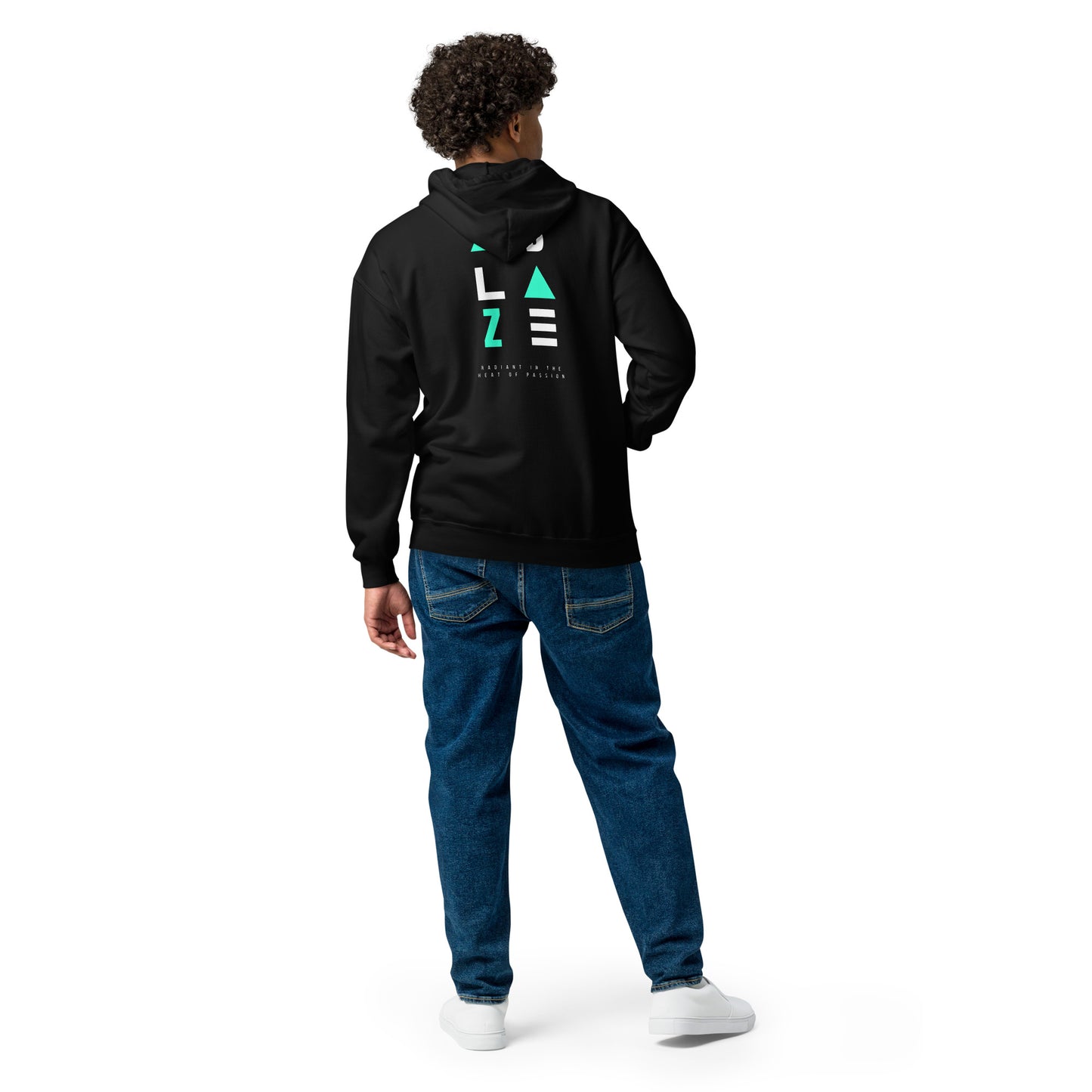 Ablaze Unisex Zip Hoodie - FLAKOUT