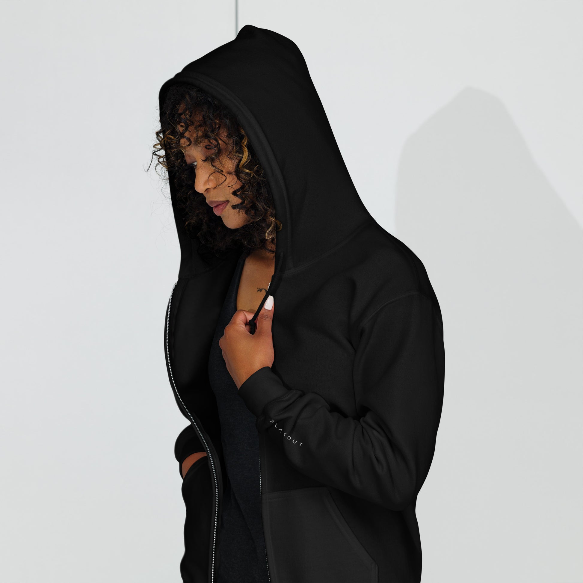 Ablaze Unisex Zip Hoodie - FLAKOUT