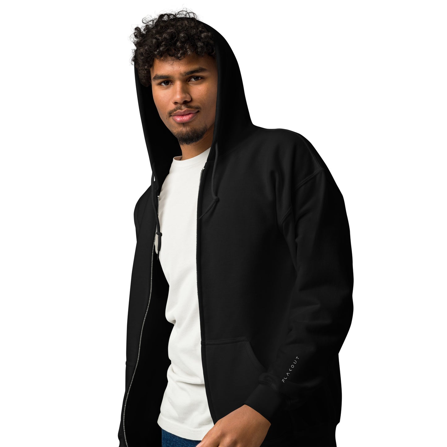 Ablaze Unisex Zip Hoodie - FLAKOUT