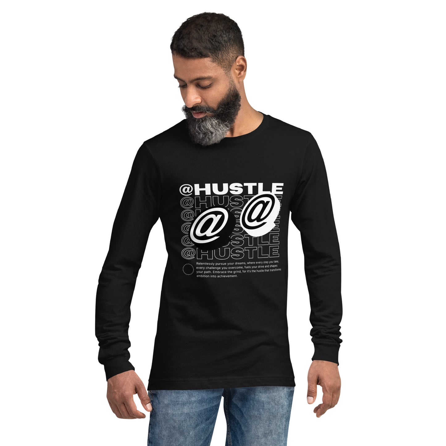 @Hustle Unisex Long Sleeve Shirt - FLAKOUT