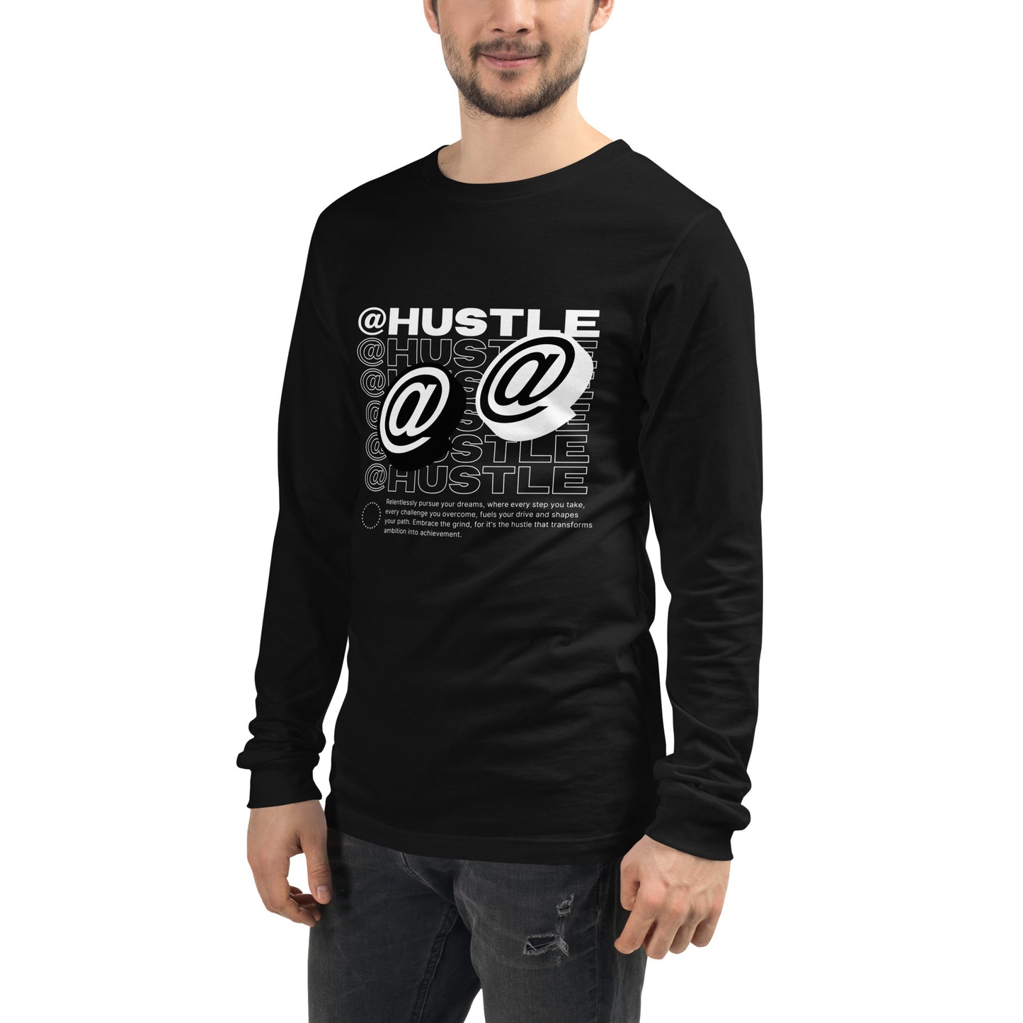 @Hustle Unisex Long Sleeve Shirt - FLAKOUT