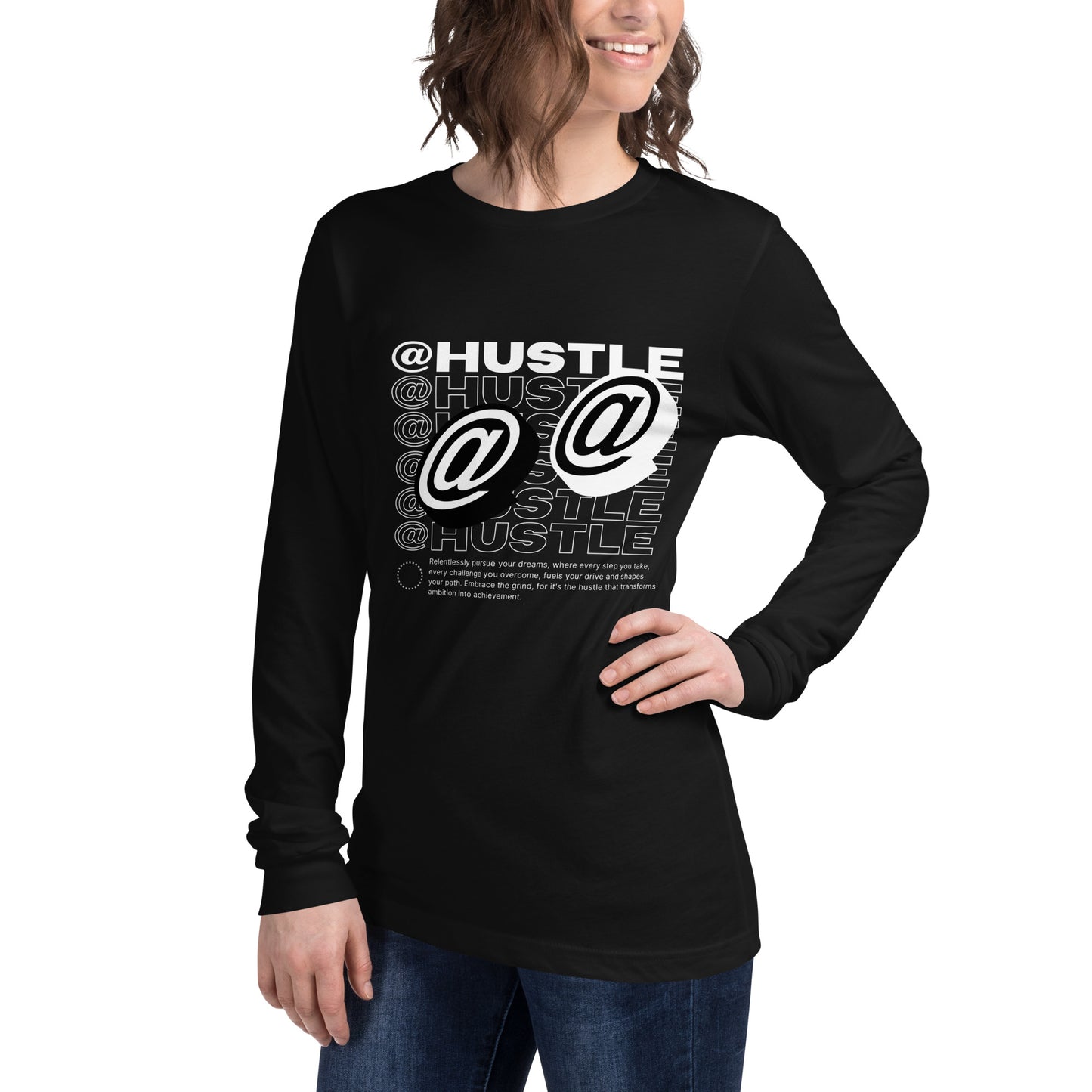 @Hustle Unisex Long Sleeve Shirt - FLAKOUT