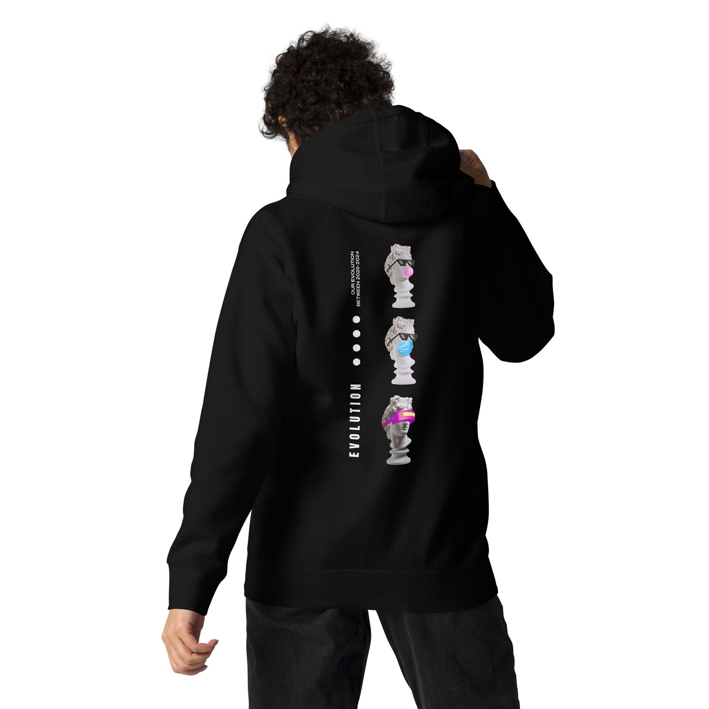 Human Evolution Unisex Hoodie - FLAKOUT