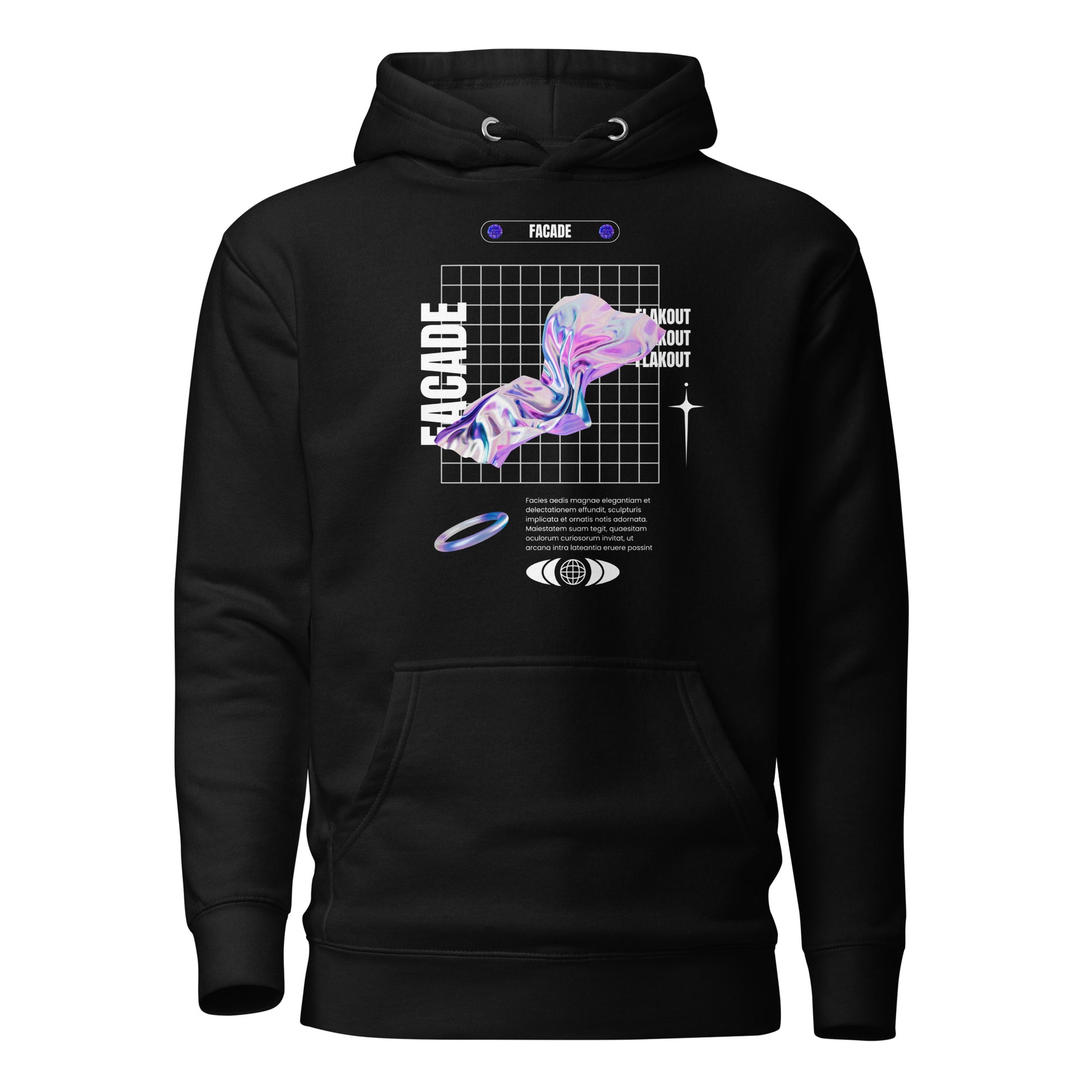 Facade Unisex Hoodie - FLAKOUT