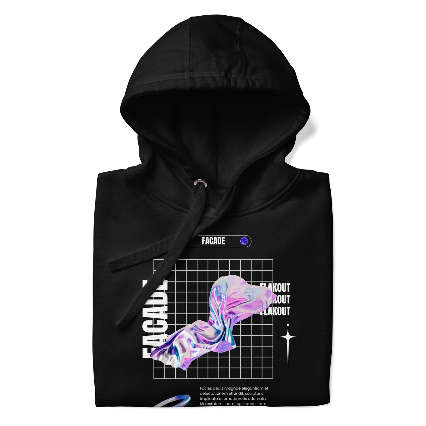 Facade Unisex Hoodie - FLAKOUT