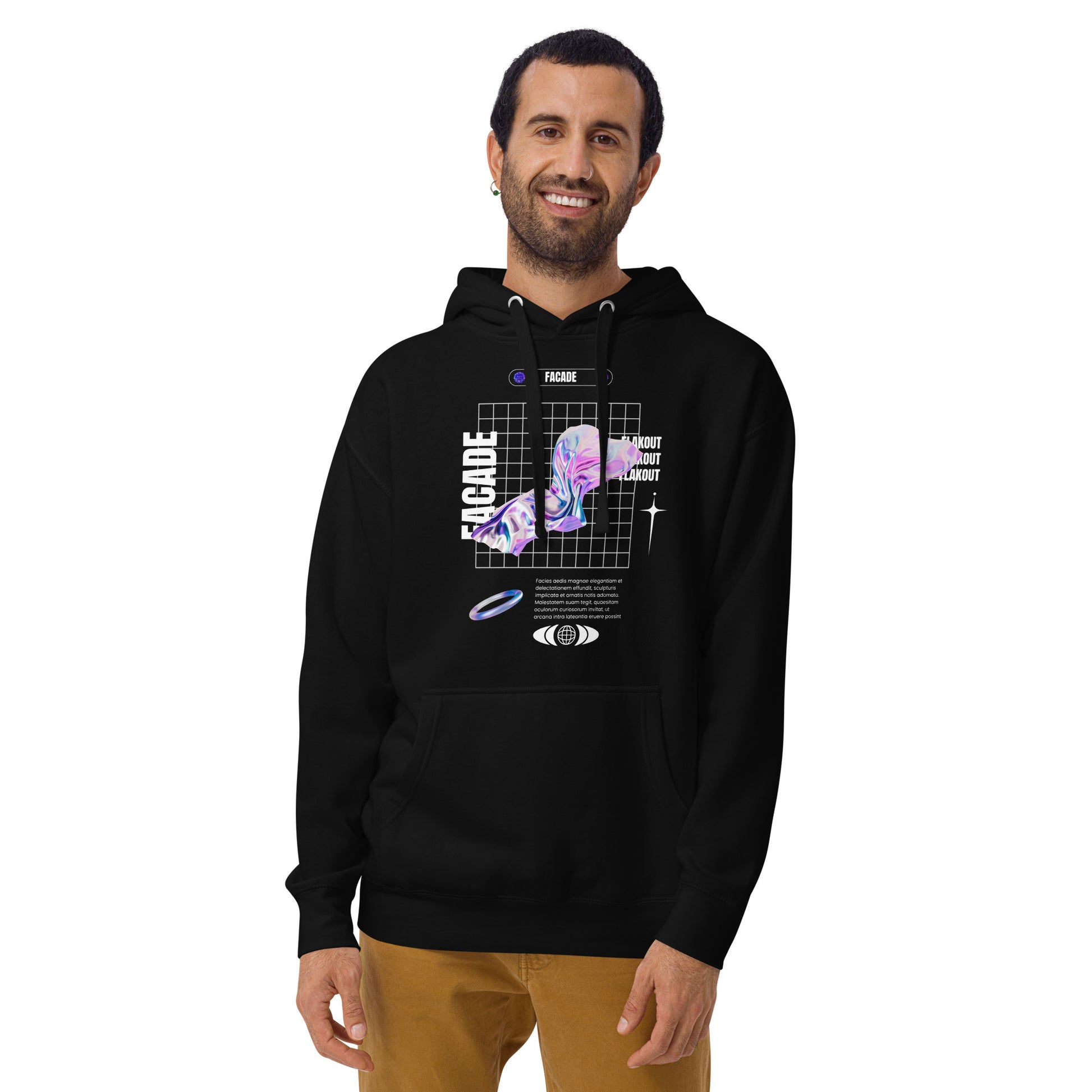 Facade Unisex Hoodie - FLAKOUT