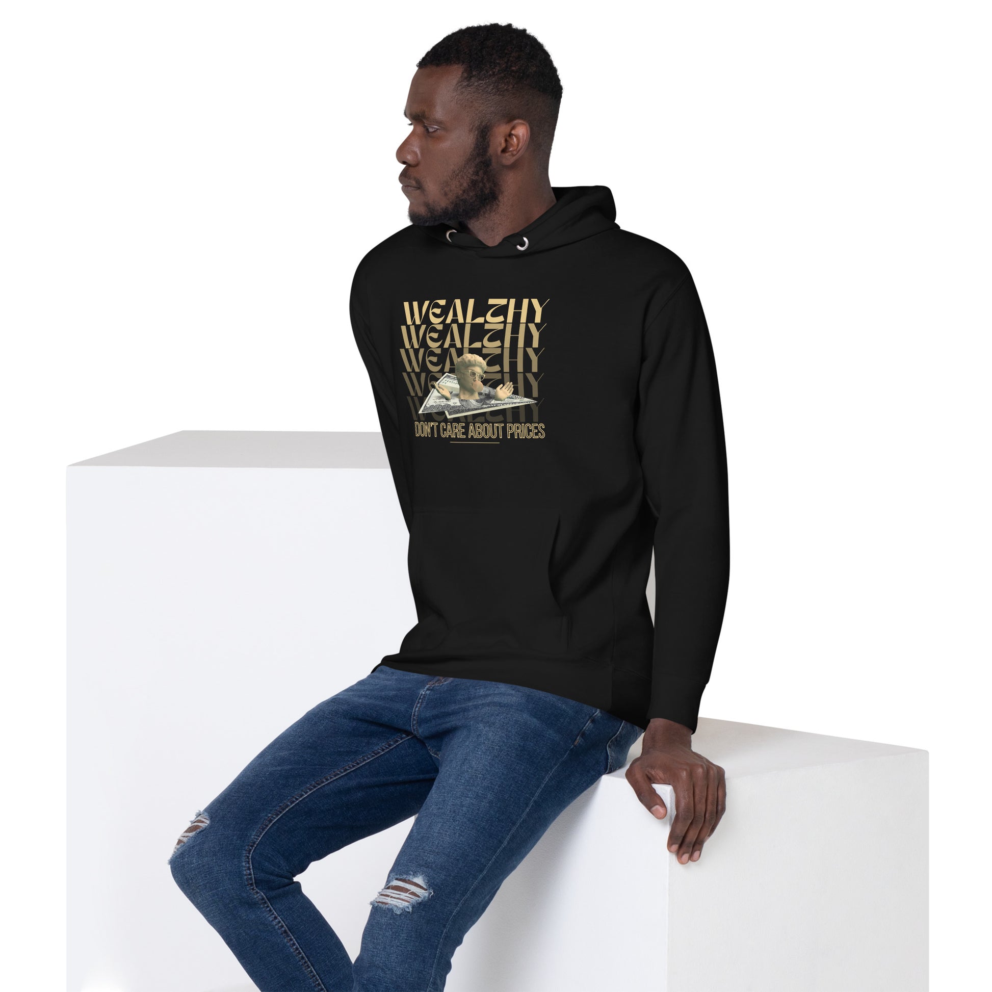 Wealthy Don't Care About Prices Unisex Hoodie - FLAKOUT