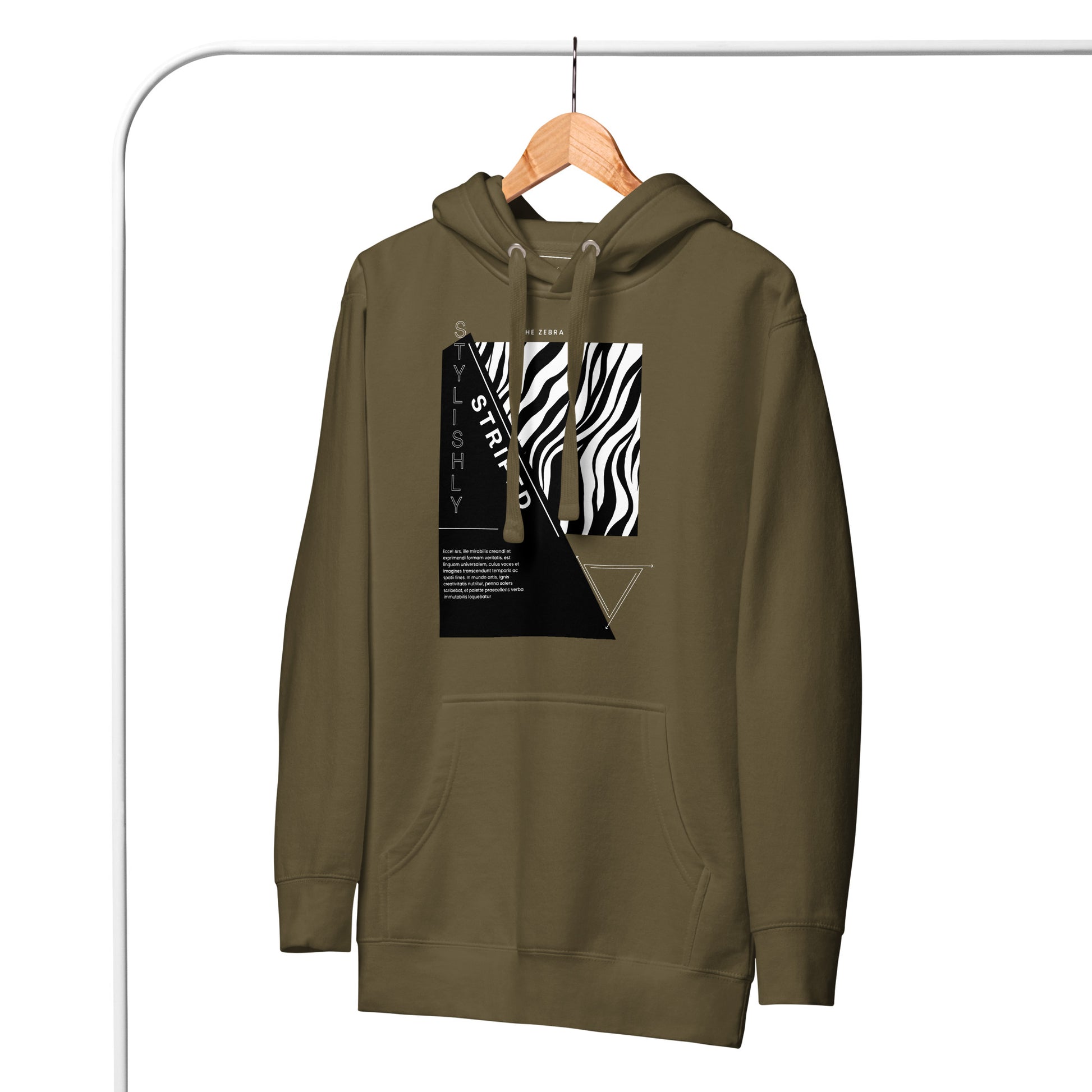 The Zebra Art Unisex Hoodie - FLAKOUT