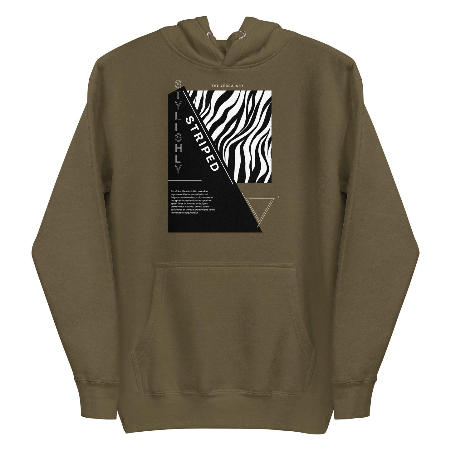 The Zebra Art Unisex Hoodie - FLAKOUT