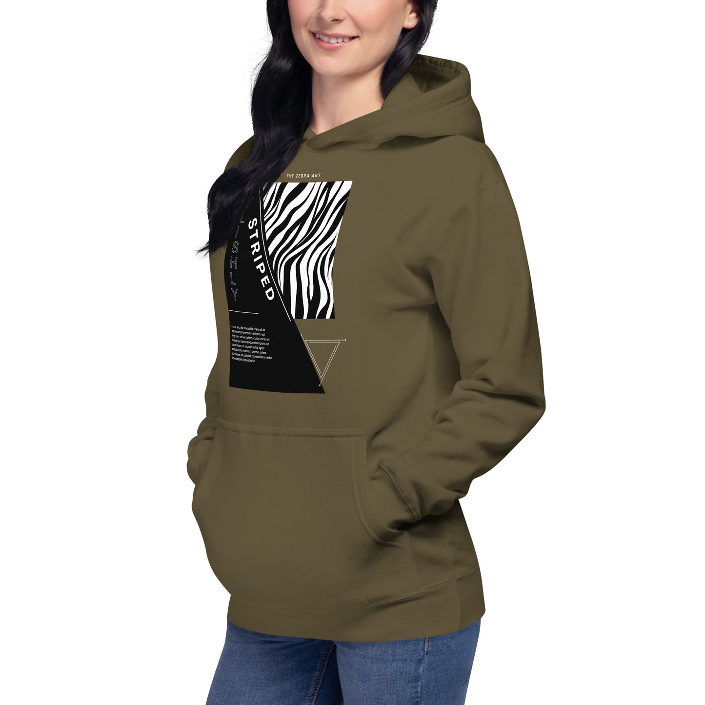 The Zebra Art Unisex Hoodie - FLAKOUT