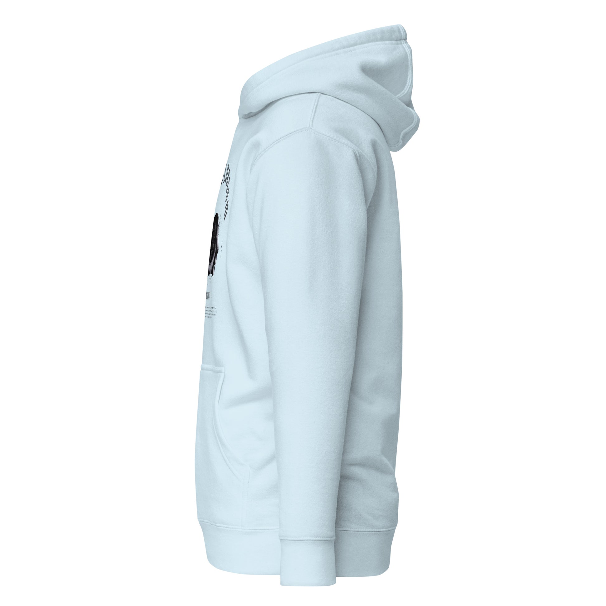 Noir Blossom Unisex Hoodie - FLAKOUT