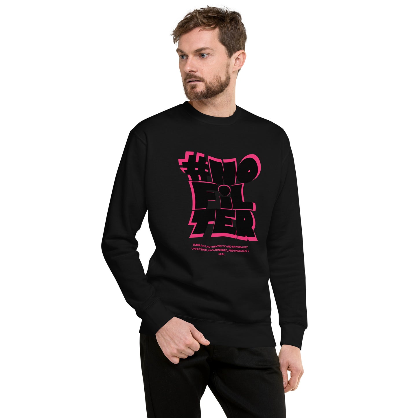 #NOFILTER Unisex Fleece Sweatshirt - FLAKOUT