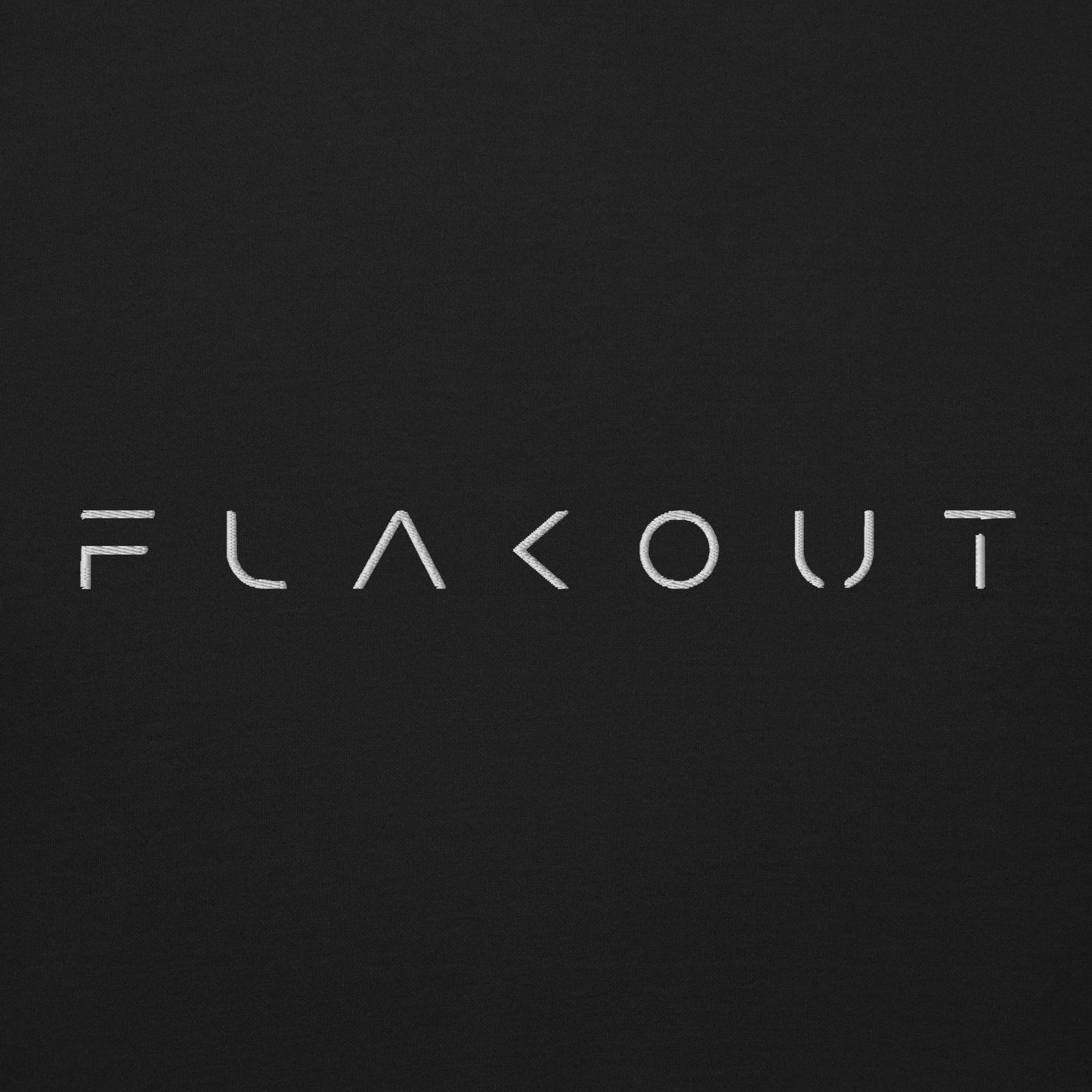 FLAKOUT Logo Embroidered Unisex Fleece Sweatshirt - FLAKOUT